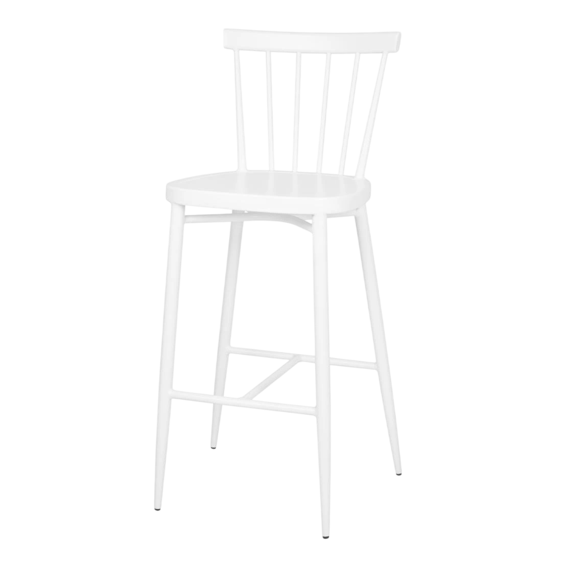 Bolero Windsor Aluminium Stools White (Set 2)