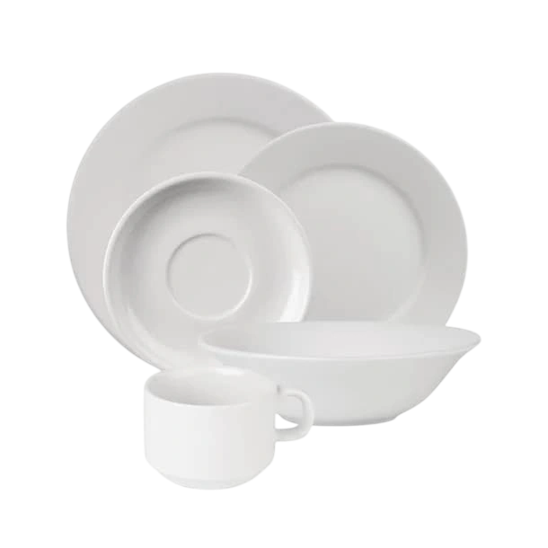 Olympia S610 Athena 24-Piece Tableware Set – Porcelain Dinnerware commercial kitchen equipment