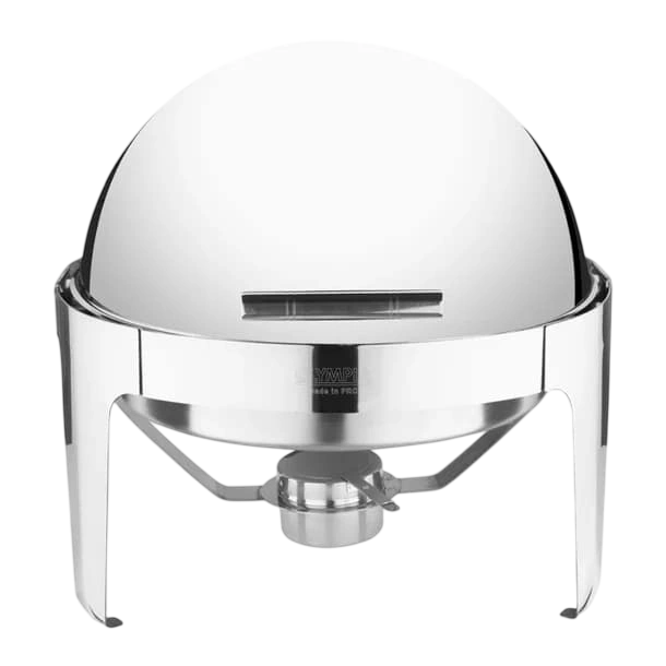 Olympia U009 Paris Round Chafing Dish – 7.5L Roll-Top Buffet Warmer
