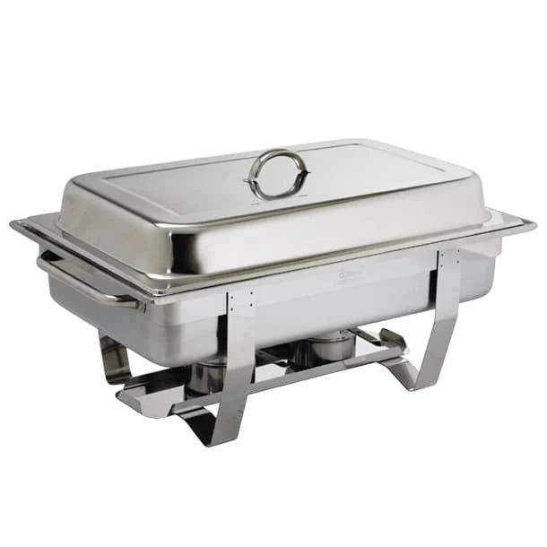 Olympia S631 2 x GN 1/1 Chafers with 72 x 6-Hour Easy Heater Fuel – 9L Stainless Set commercial kitchen equipment