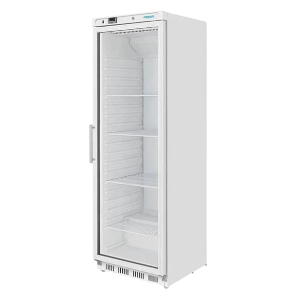 Polar CZ786-A C-Series Display Fridge – 400L, White Glass Door Upright commercial kitchen equipment