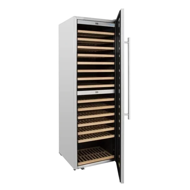Polar GM629-A G-Series Dual Zone Wine Fridge | 180 Bottle | Stainless Steel commercial kitchen equipment