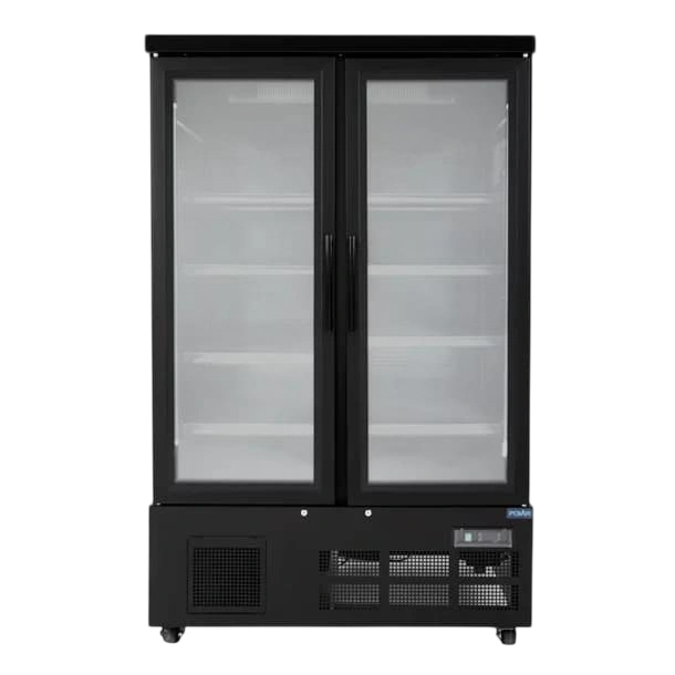 Polar GP485-A Double Glass Door Display Fridge – 744L, LED, R290 commercial kitchen equipment