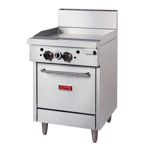 Thor GE542 Gas Oven Range with Griddle – NG or LPG commercial kitchen equipment