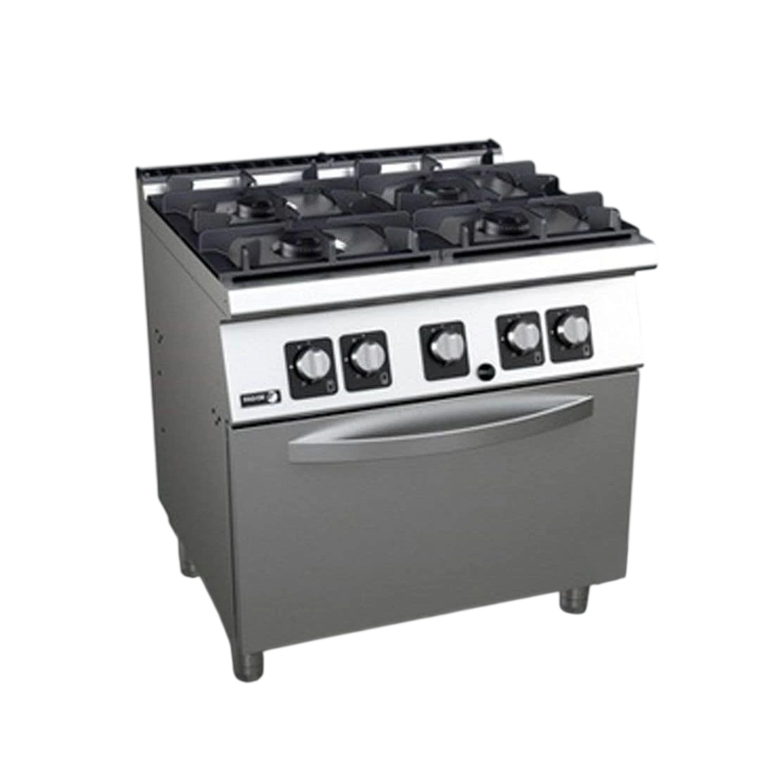 Fagor Kore 700 C-G741H 4 Burner Gas Range with Oven – 800mm commercial kitchen equipment