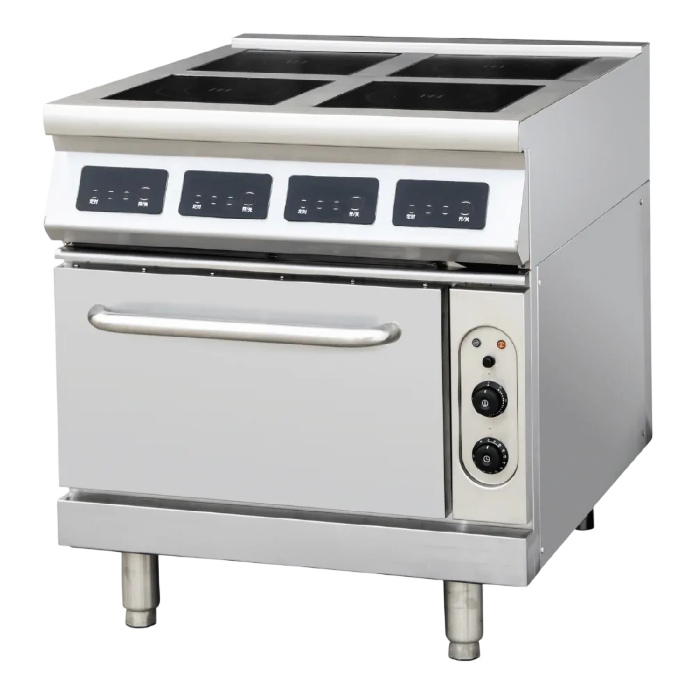 Electmax IC9-4B induction 4 Burner Cooker with convection oven