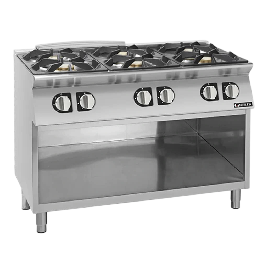 Giorik 700 Series CG760GT 6 Burner Gas Boiling Top commercial kitchen equipment