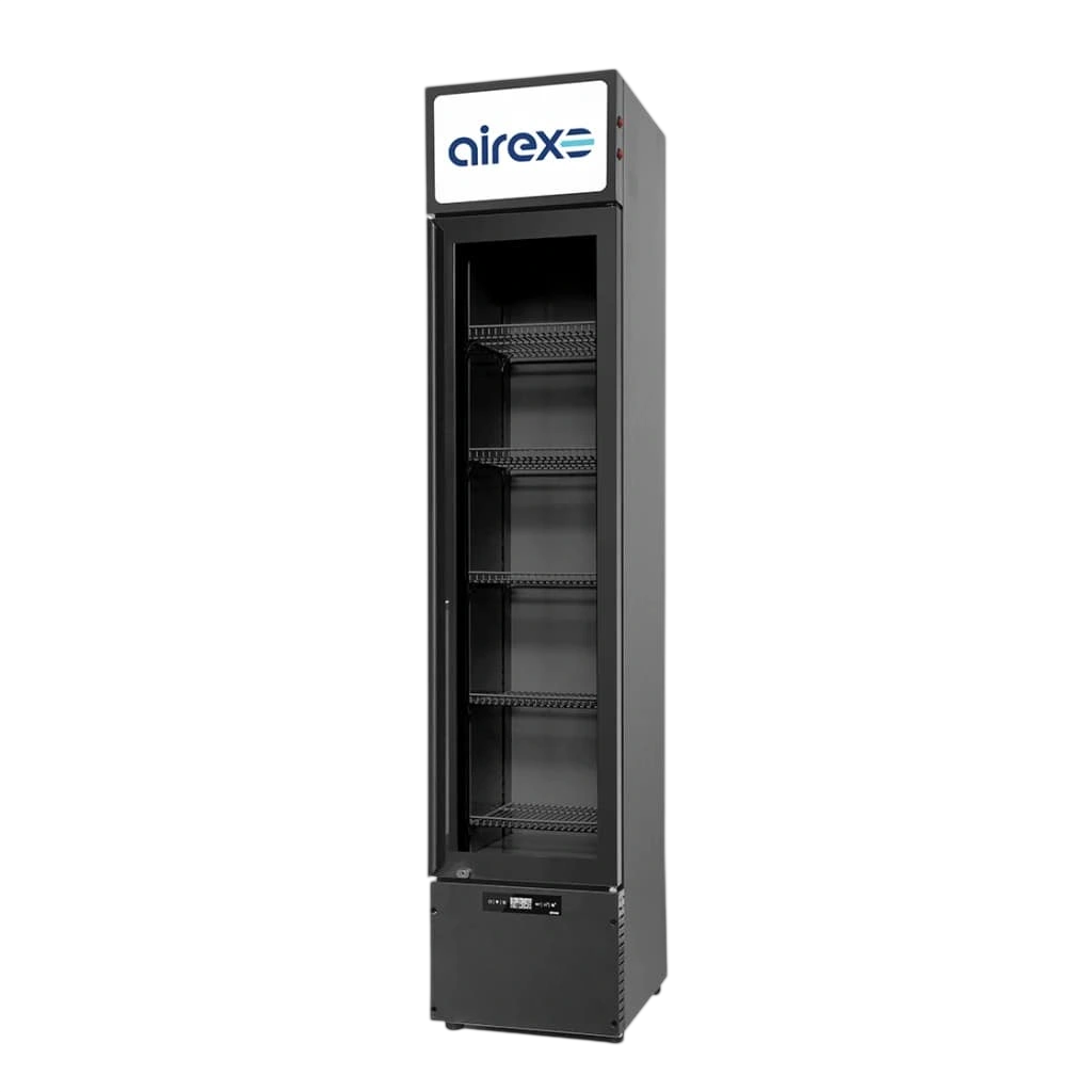 Airex AXR.MEUR.SL Upright Slimline Refrigerated Merchandiser - 1 Door commercial kitchen equipment
