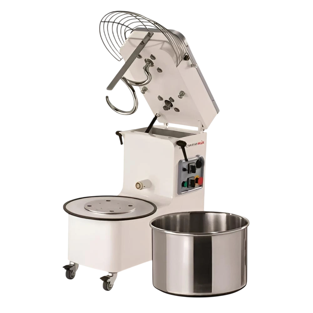 Mecnosud SMM0044 Spiral Mixer – 38kg Dough, Tilting Head | KW commercial kitchen equipment