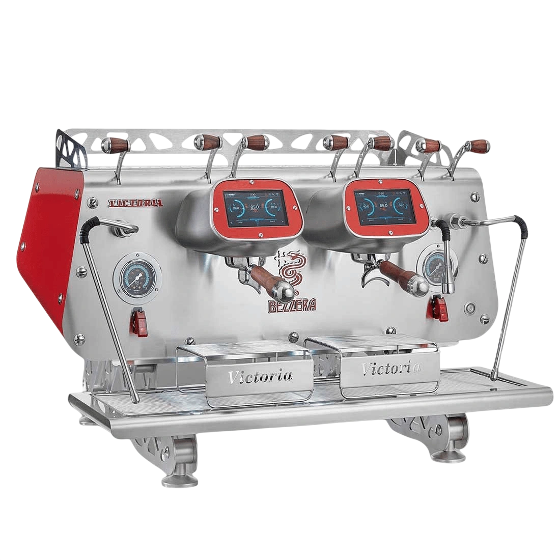 Bezzera VICTORIA Red 2-Group Professional Espresso Machine - BZVICTORIA2R commercial kitchen equipment