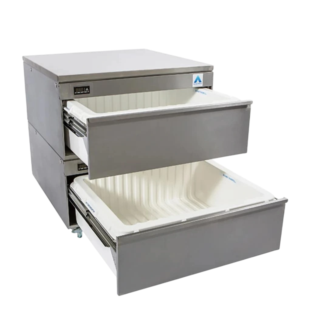 Adande VCR2.RT Double Drawer Dual Temperature Fridge-Freezer | Rear Engine +15°C to -22°C commercial kitchen equipment