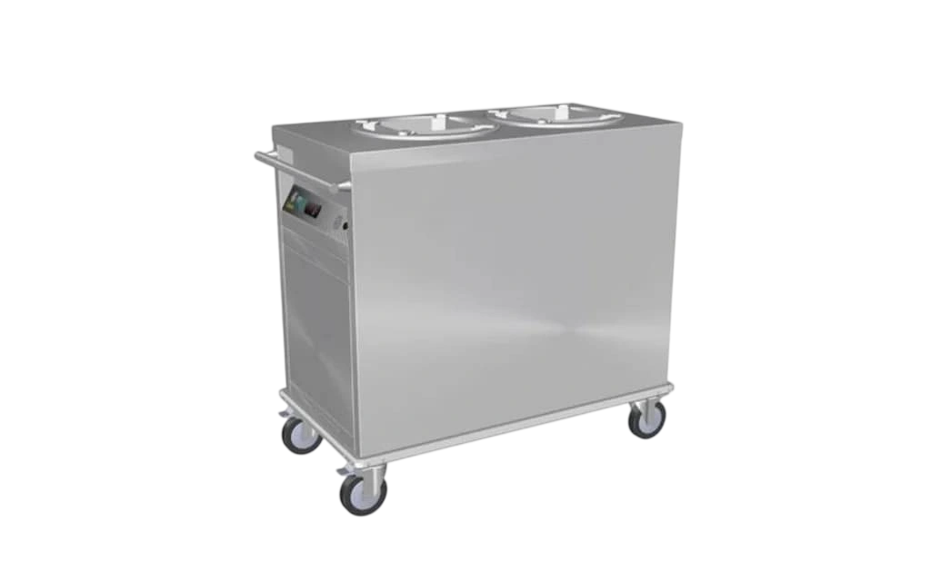 Culinaire CH.PD.HS.2 Dual Tube Heated Plate Dispenser | Static Heat commercial kitchen equipment