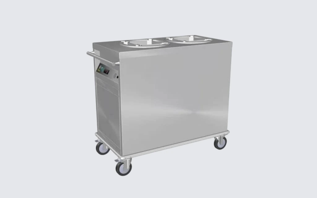 Culinaire CH.PD.HS.2 Dual Tube Heated Plate Dispenser | Static Heat commercial kitchen equipment
