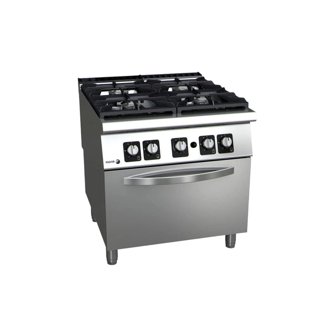 2NDs: Fagor 900 Series Gas 4 Burner with Gas Oven - C-G941H commercial kitchen equipment