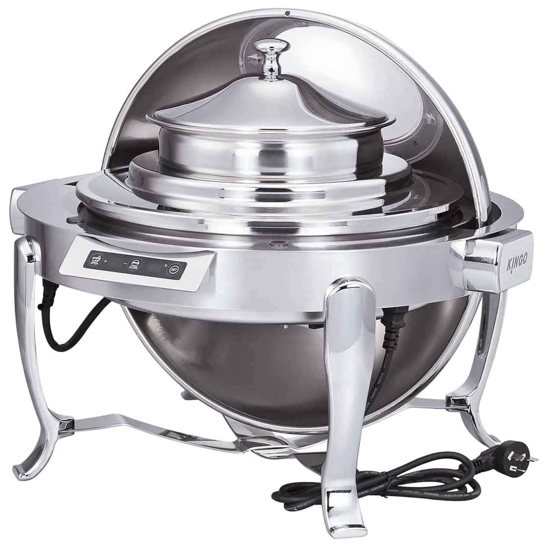 Kingo KGM6807G Round Soup Station with Chrome Legs - Ex-Showroom commercial kitchen equipment