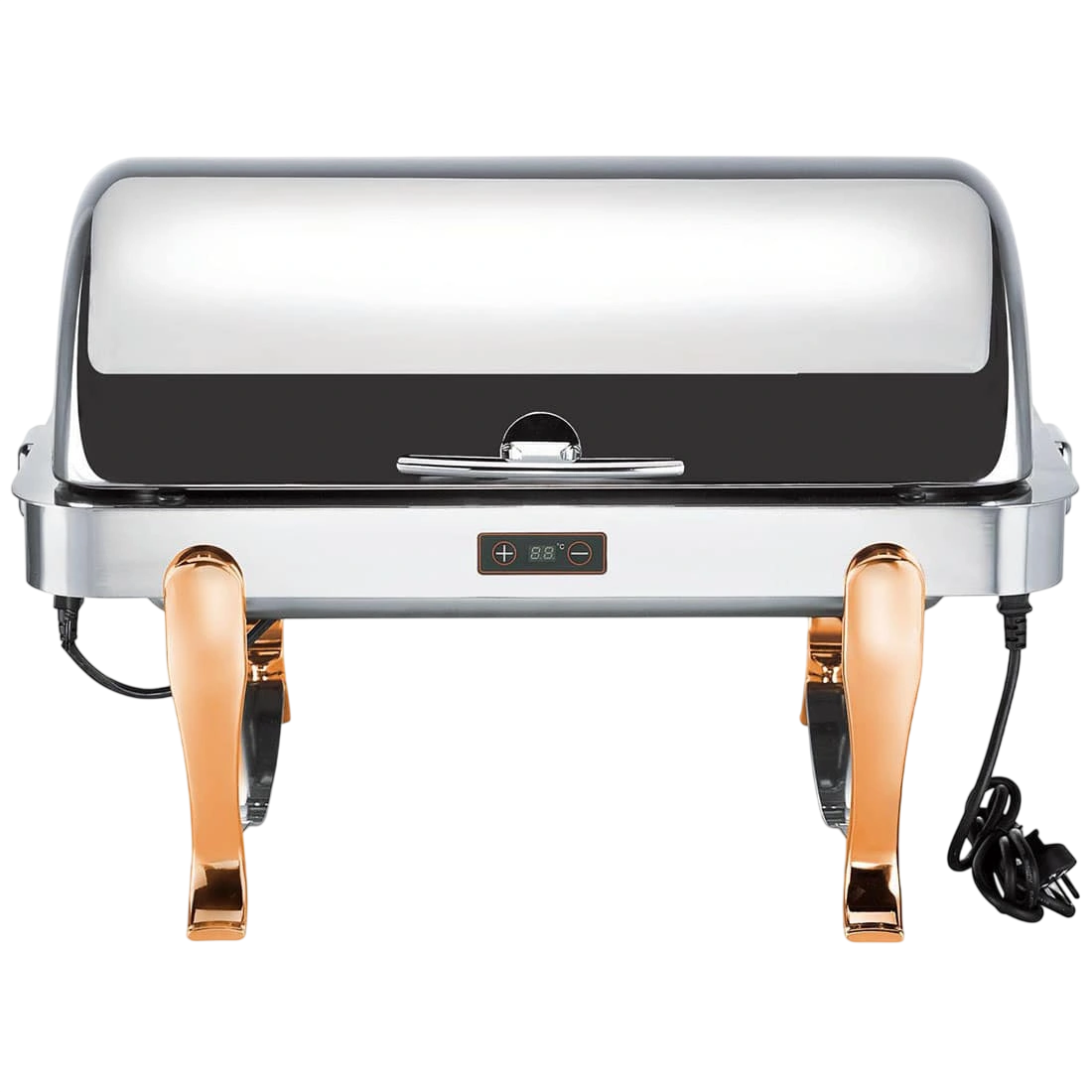 Kingo Oblong Chafing Dish with Gilt Legs - Ex-Showroom KGTCB6801-1 commercial kitchen equipment