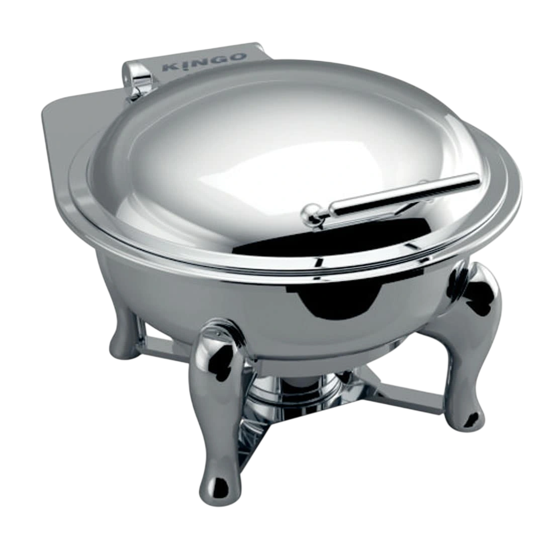 Kingo KGJ201G Round Chafing Dish with Steel Lid - Ex-Showroom commercial kitchen equipment