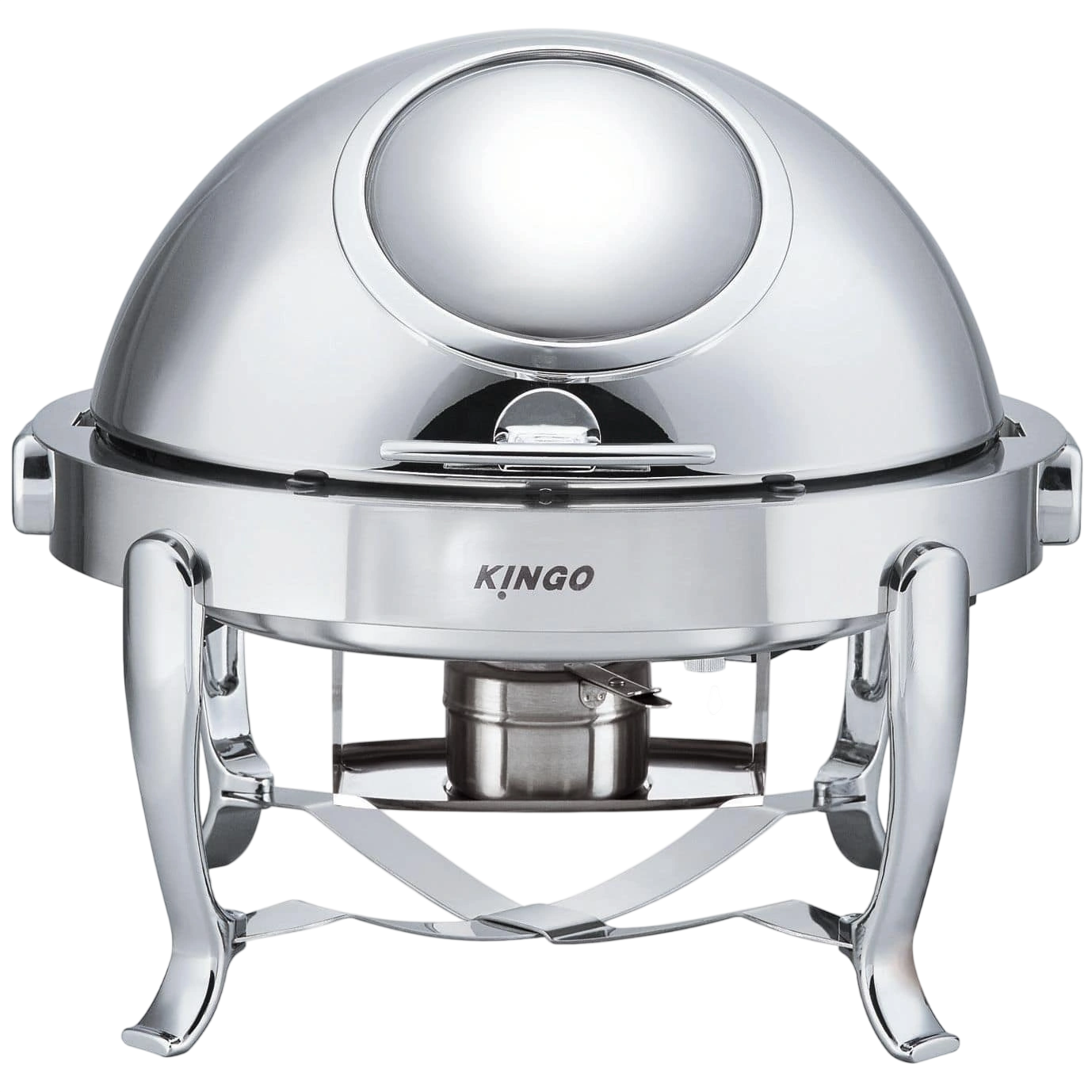 Kingo KGS6803G Round Chafing Dish with Chrome Legs (2NDs) commercial kitchen equipment