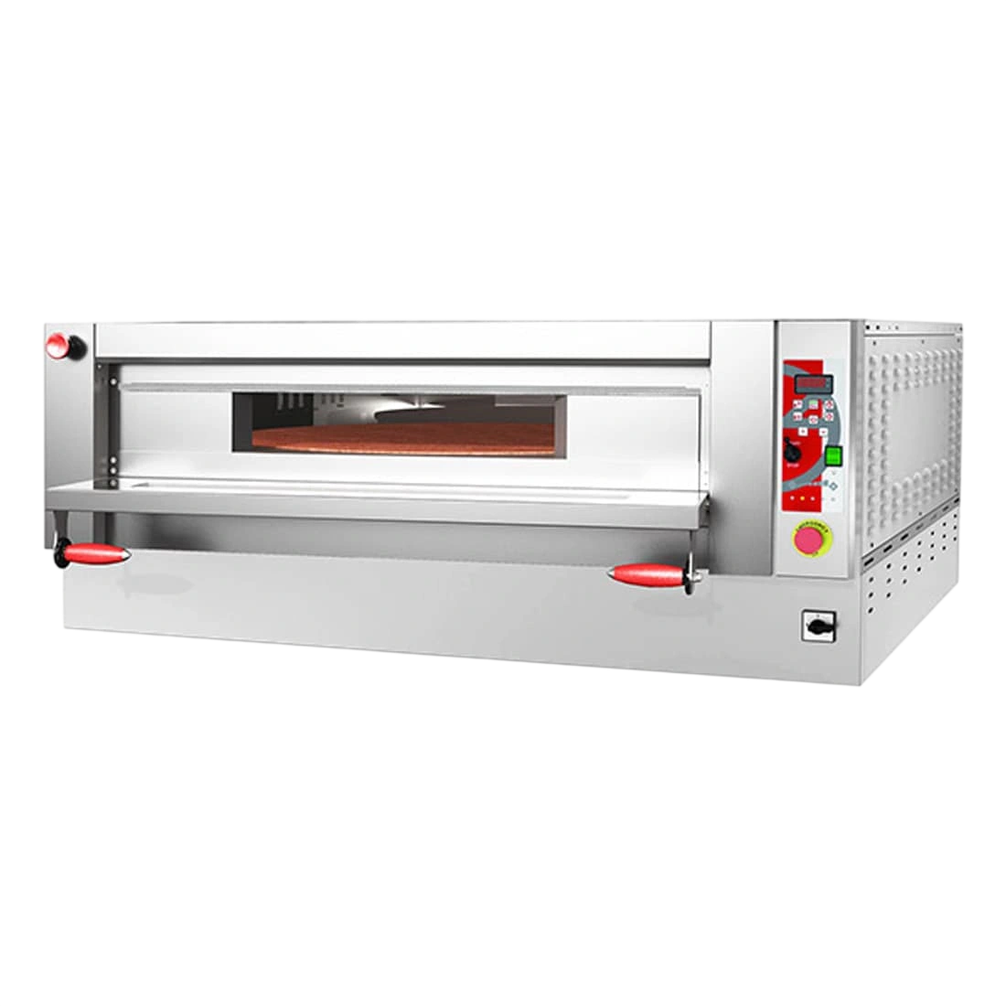 2NDs: Pyralis Circle Digital Deck Rotating Stone Sole Pizza Oven PC147-VIC184 commercial kitchen equipment