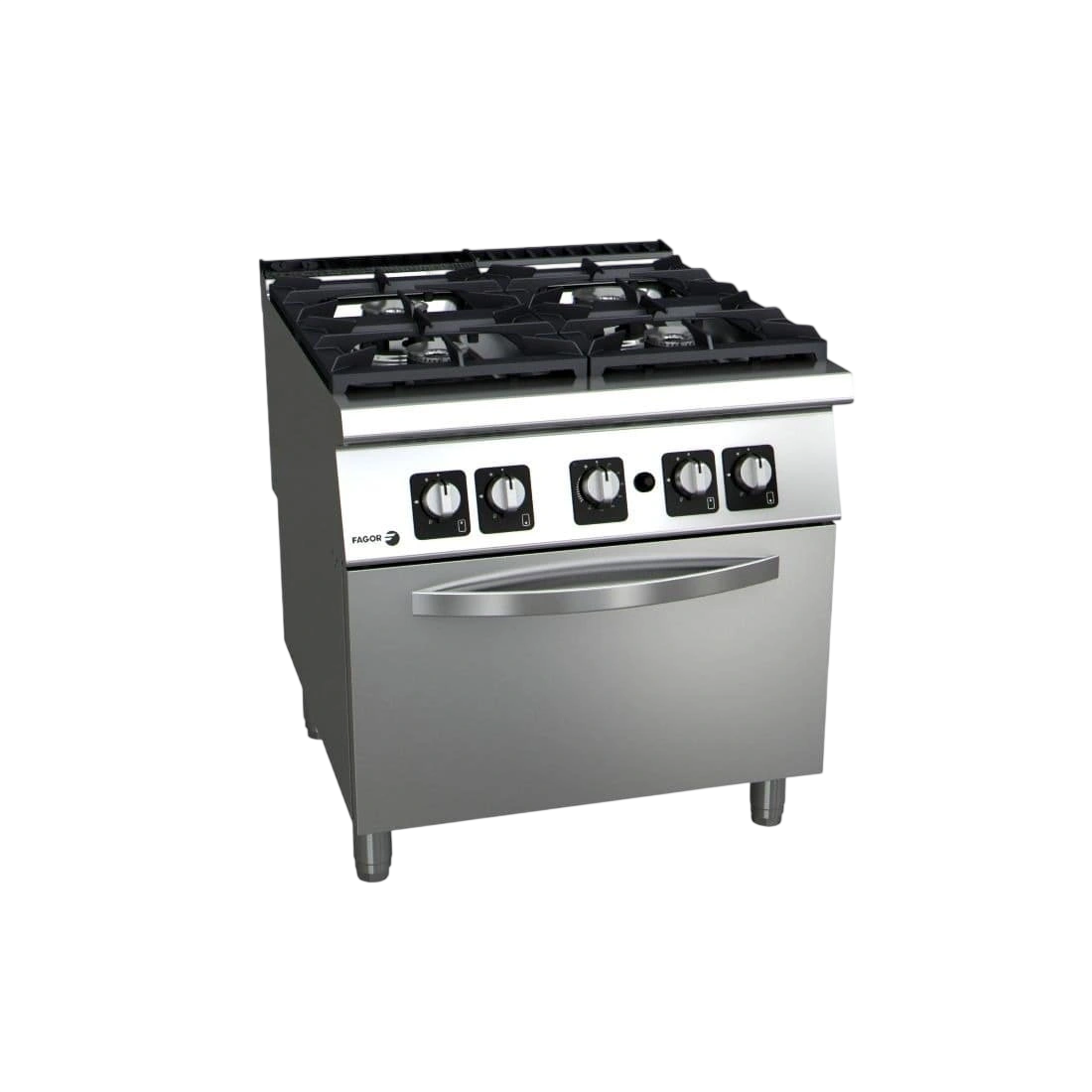 Ex-Showroom: Fagor Kore 900 Series Gas 4 Burner with Gas Oven C-G941H-NSW1723 commercial kitchen equipment