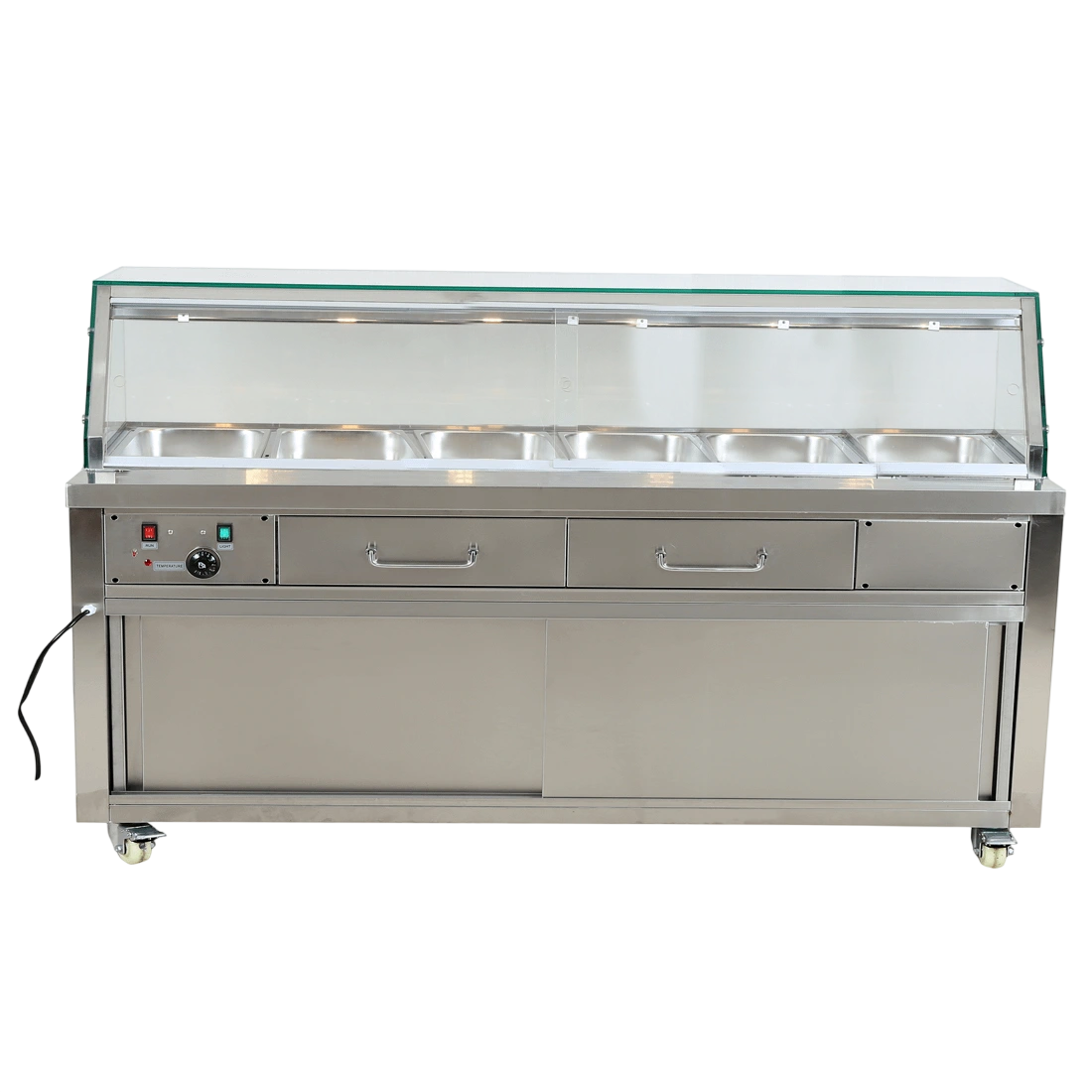 2NDs: Thermaster Heated Bain Marie Food Display PG210FE-YG-NSW1856 commercial kitchen equipment