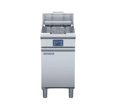 Blue Seal Evolution E43E Single Pan Electric Fryer | Digital Control 2 Basket commercial kitchen equipment