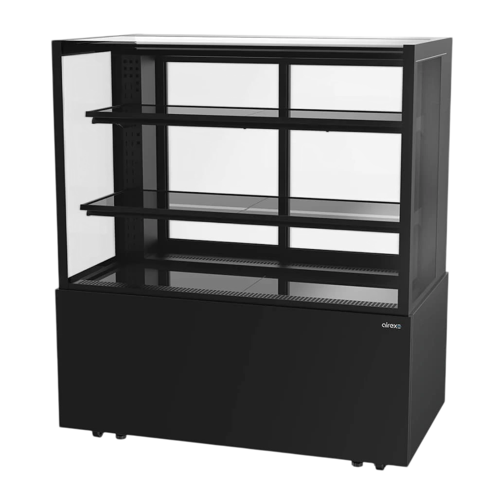 Airex AXR.FDFSSQ.12 Freestanding Refrigerated Display | 1200mm | Frameless Square Glass commercial kitchen equipment