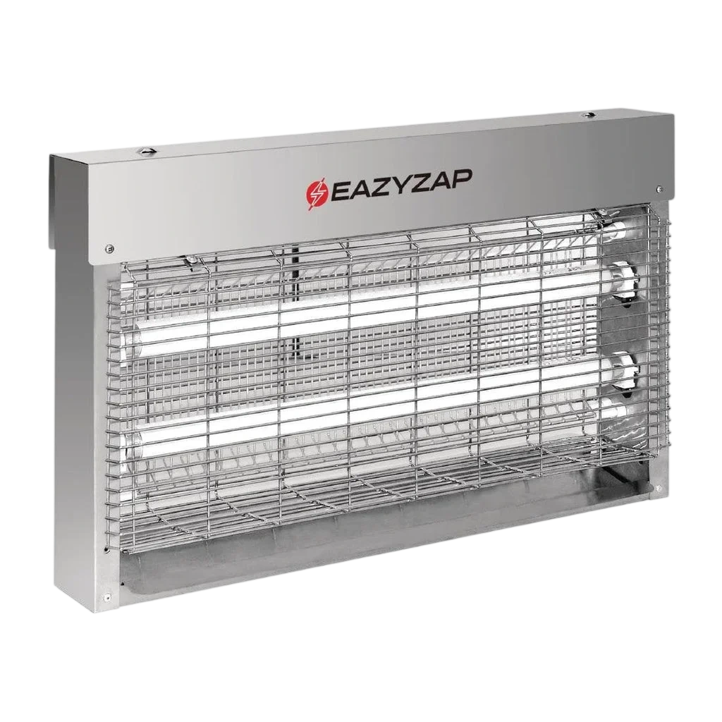 Eazyzap Brushed Stainless Steel Pest Killer - 19watt commercial kitchen equipment