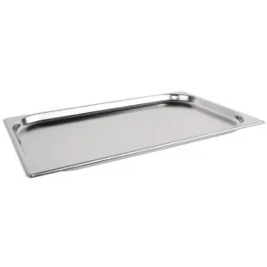 Vogue DN707 stainless steel gastronorm tray 1/1 size, 25mm deep, 3L capacity – Australia