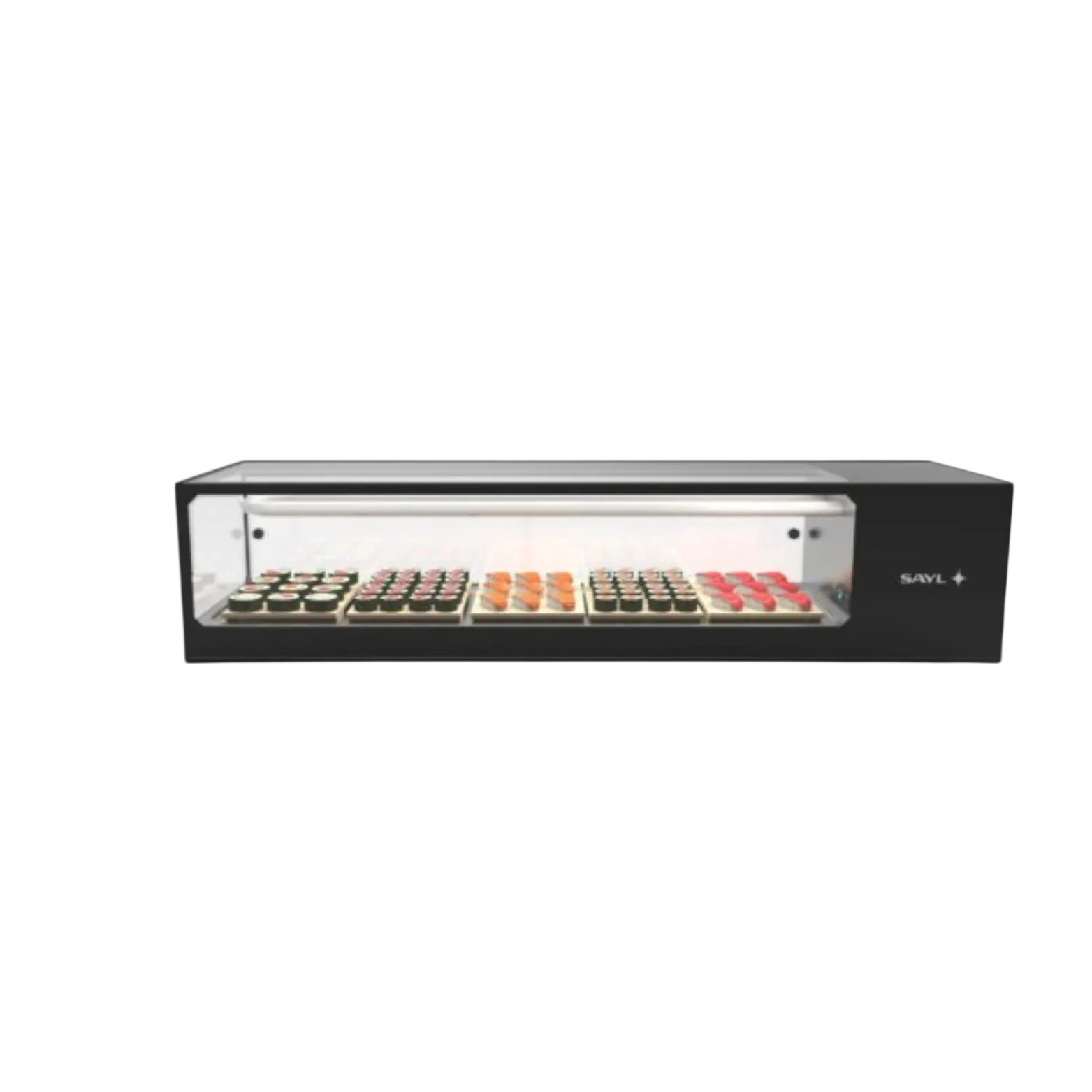 Sayl SDS1320 Logic Sushi Display 6 – 6-Pan Countertop Sushi Chiller (1320mm) commercial kitchen equipment