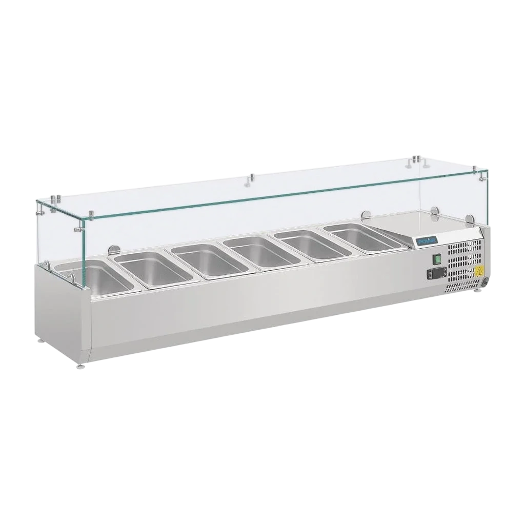 Polar G-Series Countertop Prep Fridge - 6 x GN 1/4 commercial kitchen equipment