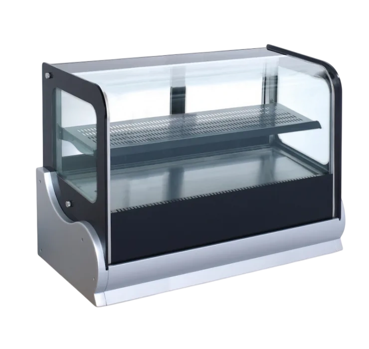 Anvil DGV0550 240L cold square countertop cake showcase with LED lighting