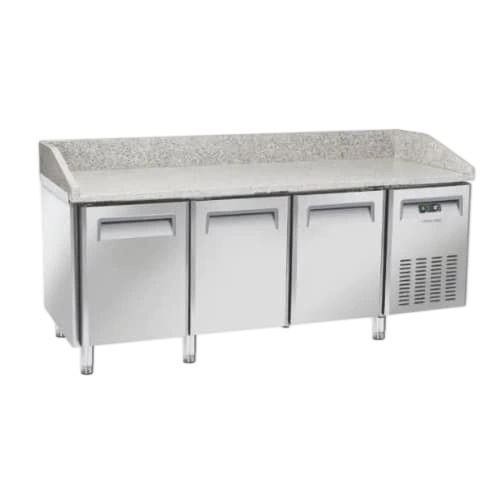Saltas MPB0030 Pizza Prep Fridge – 640L Marble Top, 3 Door | Commercial Kitchen commercial kitchen equipment