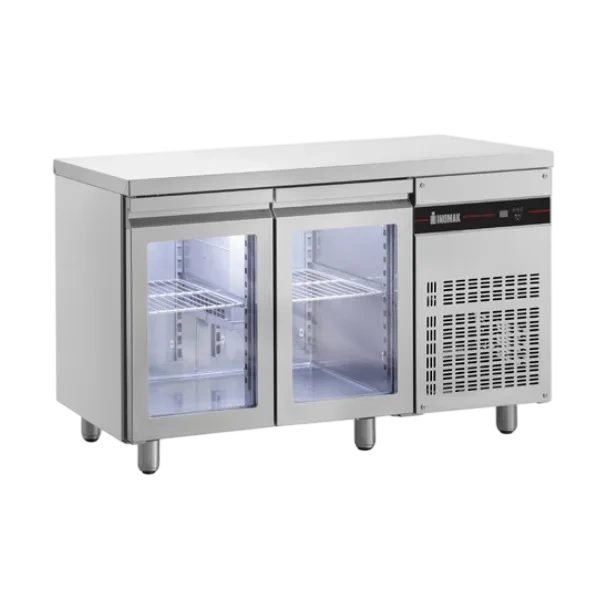 Inomak UBI7134G Glass Undercounter Fridge 1345mm