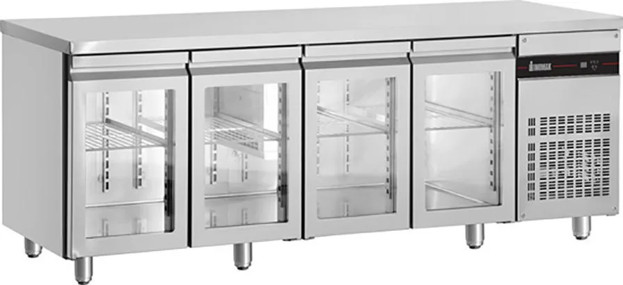Inomak UBI7224G Glass Undercounter Fridge 2240M