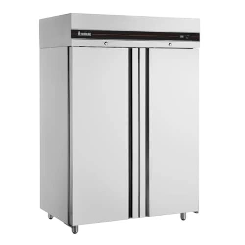 Inomak UFI1140SL Slimline Upright Fridge – 1227L, Double Door, 304 Stainless Steel commercial kitchen equipment