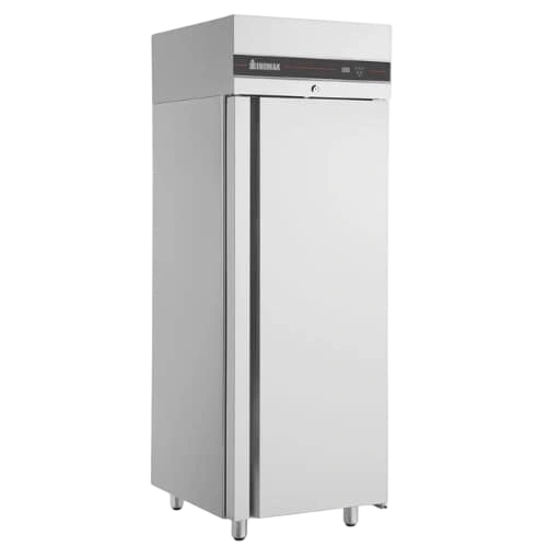 Inomak UFI1170SL Slimline Upright Fridge – 560L, Stainless Steel, 40°C Rated commercial kitchen equipment