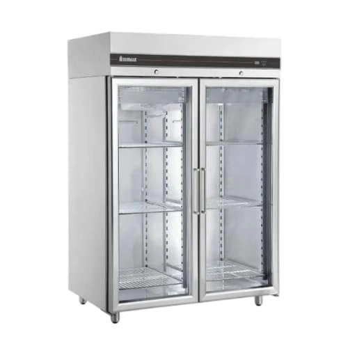 Inomak UFI2140G Double Door Upright Glass Door Freezer commercial kitchen equipment