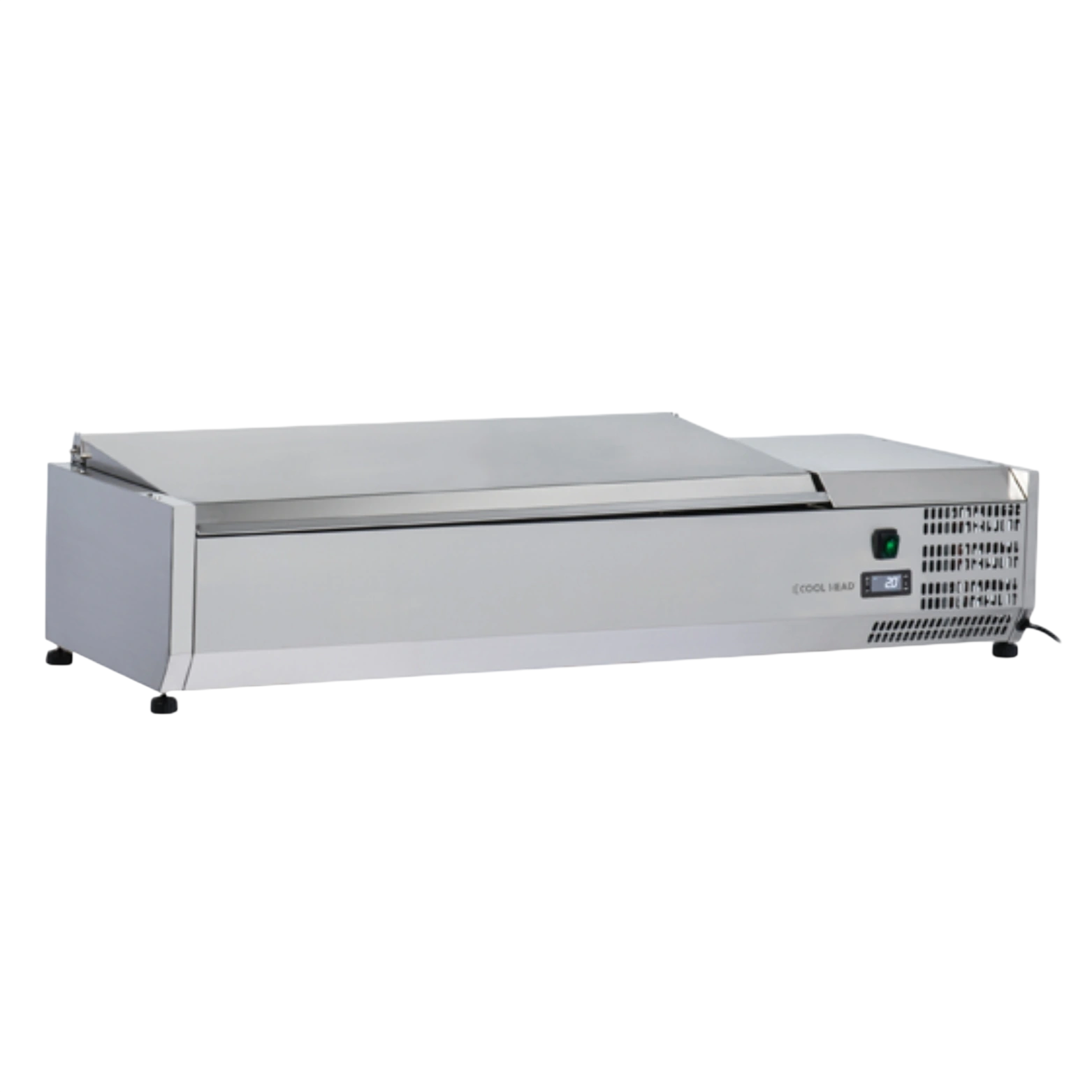 Anvil VRX1200S Refrigerated Ingredient Unit – Stainless Lid, 4×1/3 GN, 1200mm commercial kitchen equipment