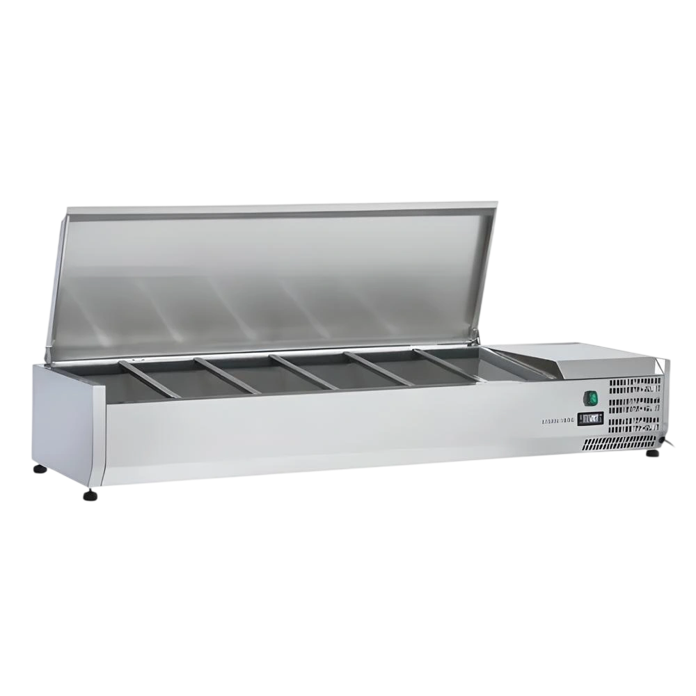 Anvil VRX1500S 1500 Stainless Steel Lid Refrigerated Ingredient Well commercial kitchen equipment