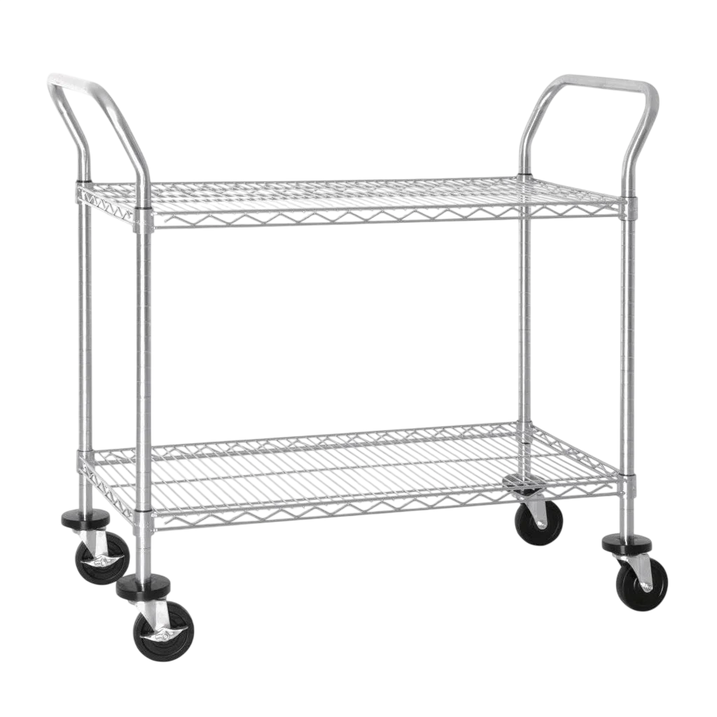 Vogue CC430 Chrome 2 Tier Wire Trolley – 150kg Capacity commercial kitchen equipment