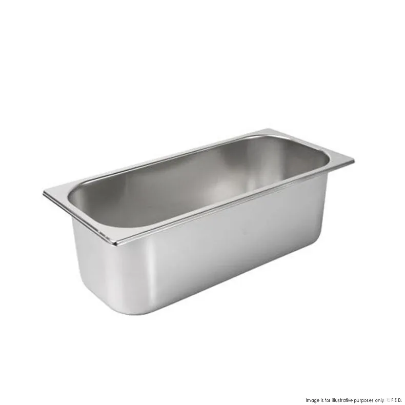 FED GELATO-5L Stainless Steel 5L Gelato Pan