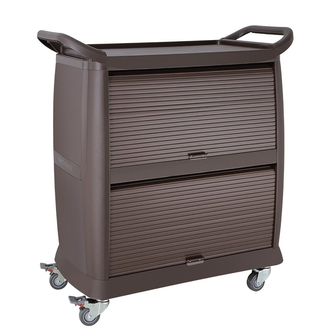 Vogue DK737 Polypropylene 3 Tier Trolley – 90kg Capacity