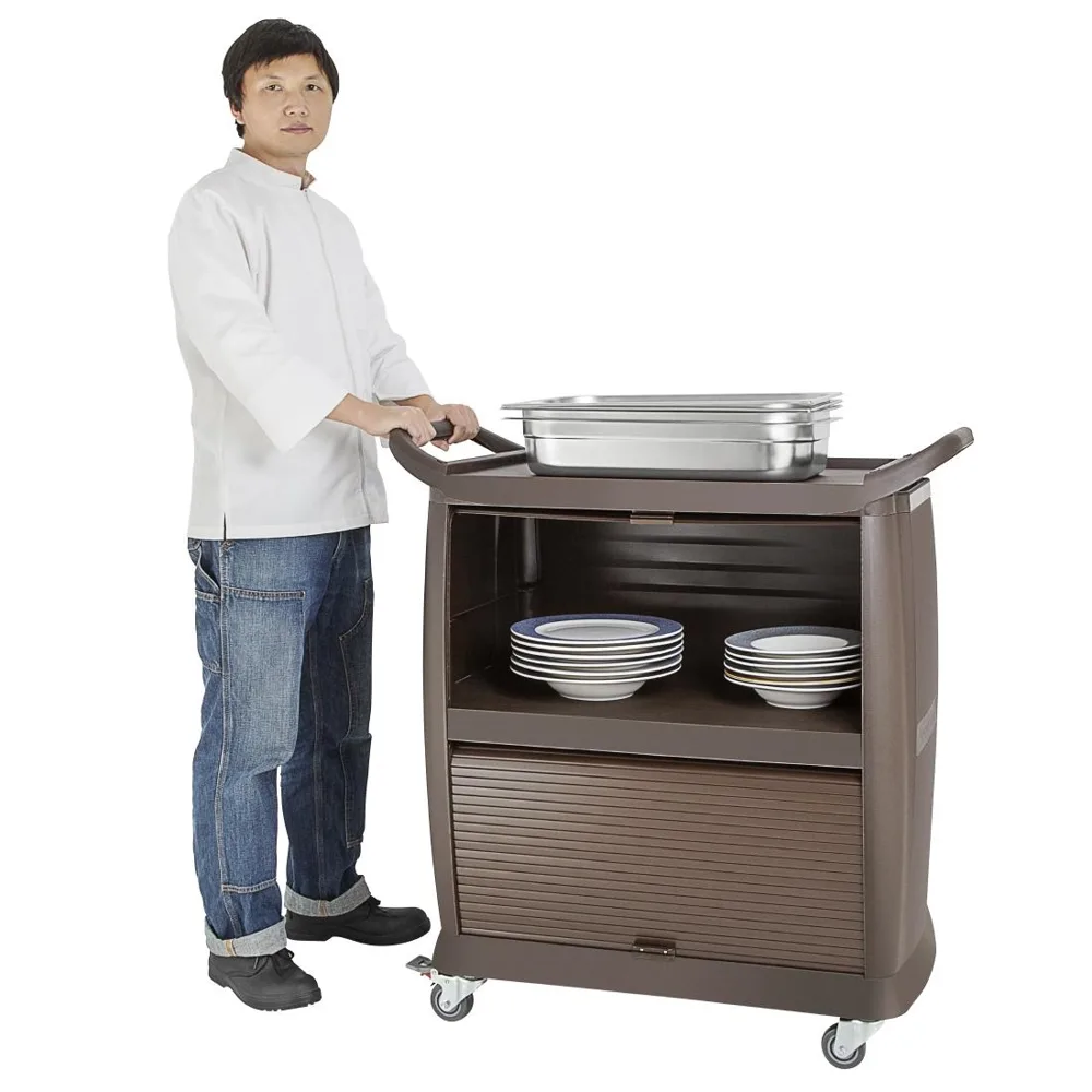 Vogue DK737 Polypropylene 3 Tier Trolley – 90kg Capacity