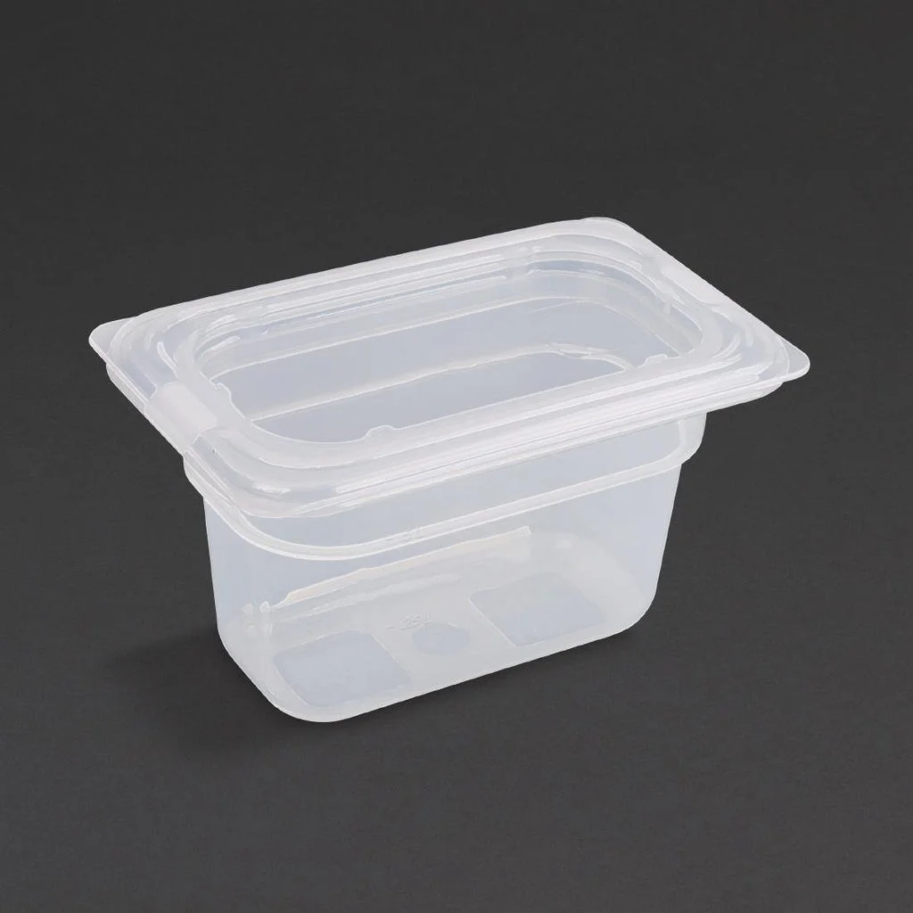 Vogue Polypropylene 1/9 Gastronorm Tray 100mm (GJ529) commercial kitchen equipment