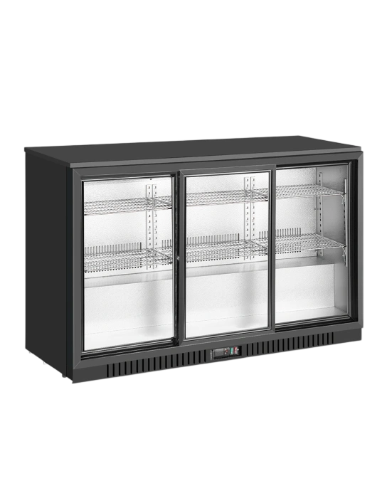 Atosa BB-330SEC 3-Sliding Door Back Bar Cooler – 330L Capacity | Ideal for Bars & Restaurants commercial kitchen equipment