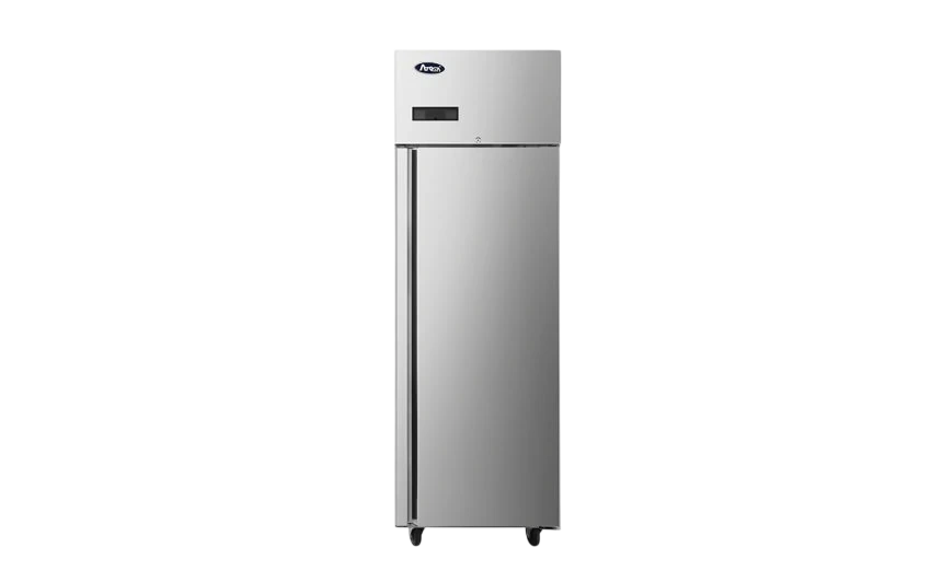 Atosa JBF40FSGR Slimline Upright Single Door Freezer – 488L, fan-forced, auto defrost