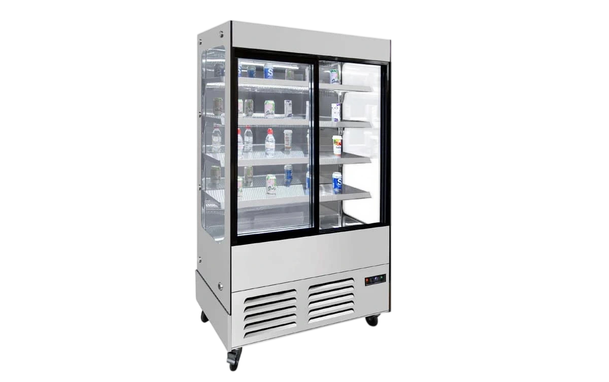 Atosa YLM480B Multideck Display Fridge – 480L Closed Stainless Steel commercial kitchen equipment