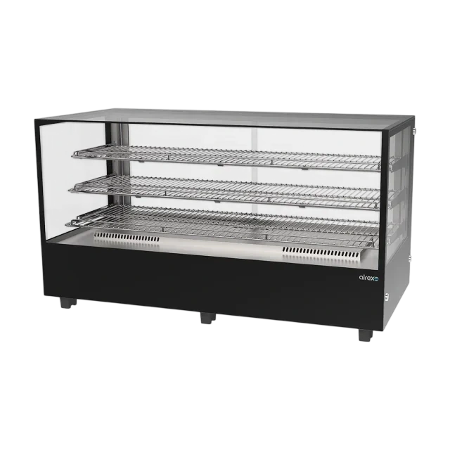 Airex AXH.FDCTSQ.12 Countertop Heated Square Food Display – 200L commercial kitchen equipment