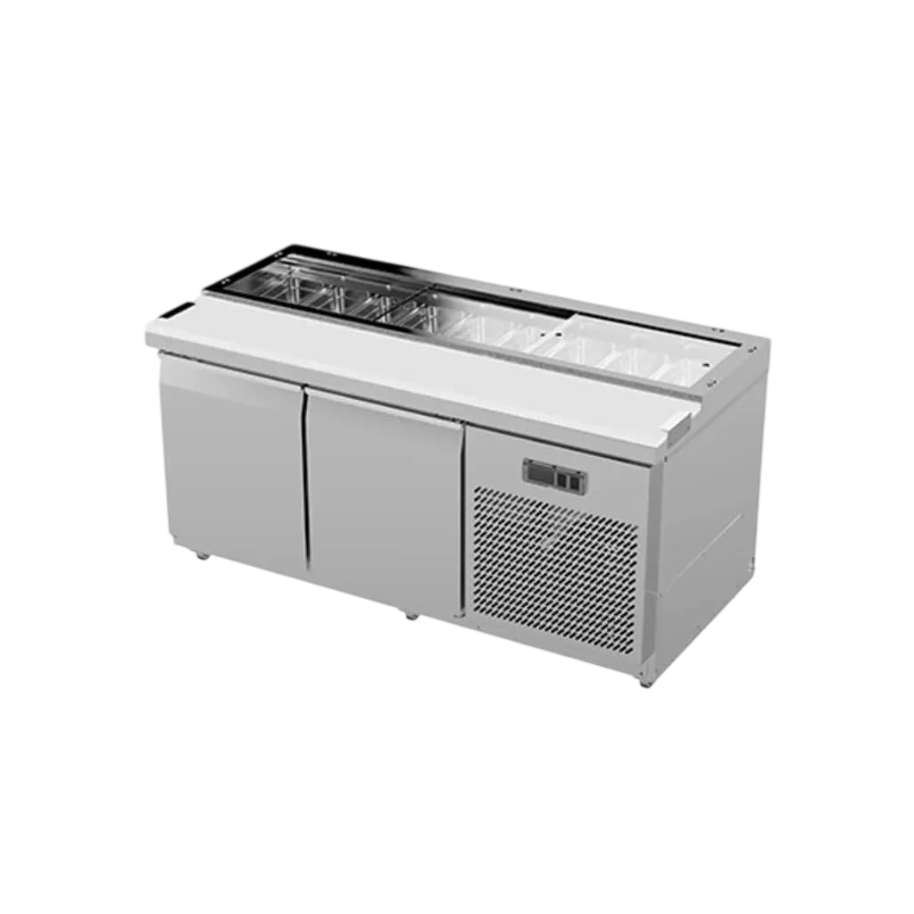Airex AXR.SW.1740 Sandwich Prep Bench – 2 Door, 1740mm